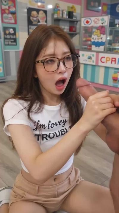 Rei - cum on face