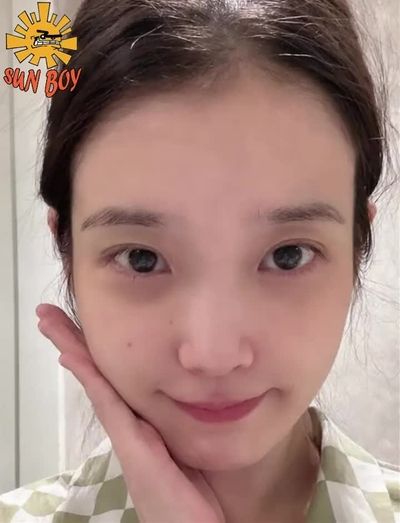 IU - cum on face