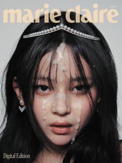 Hanni - cum on face