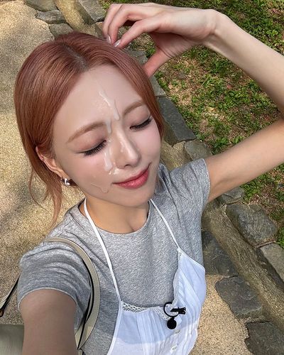 Yuna - cum on face