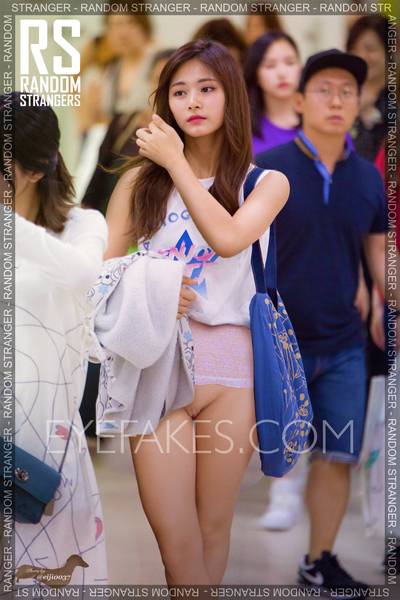 Tzuyu - shows pussy public