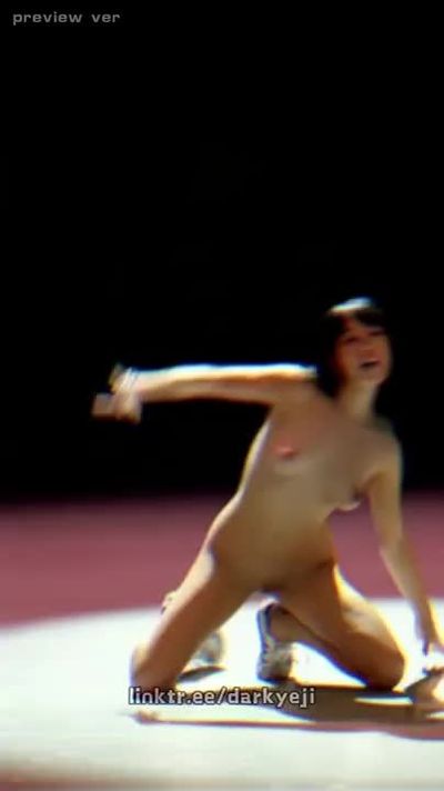 Natty - naked on stage