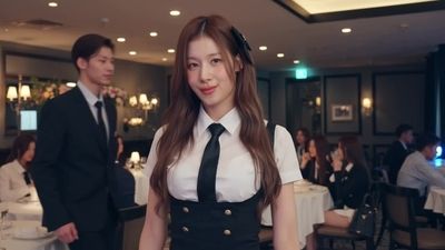 Sana - shows pussy