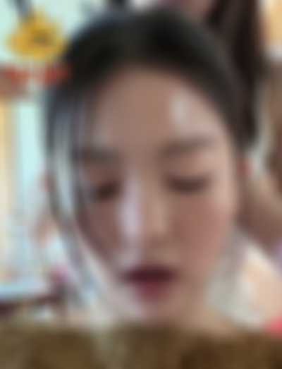 Seulgi - cum on face