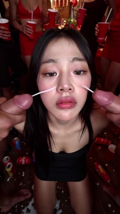 Minji - bukkake