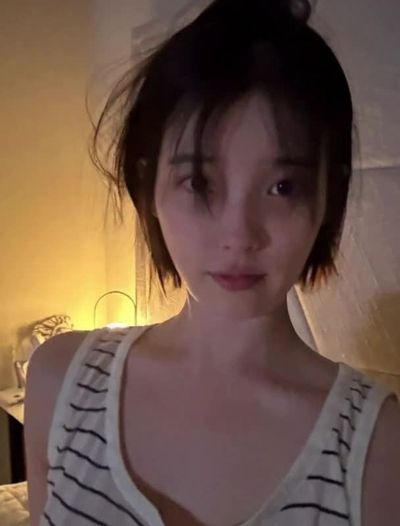 IU - cum on face