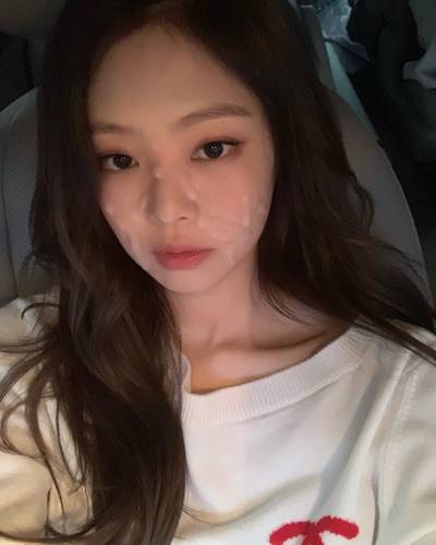 Jennie - cum on face