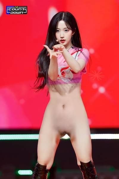 Haewon - naked on stage
