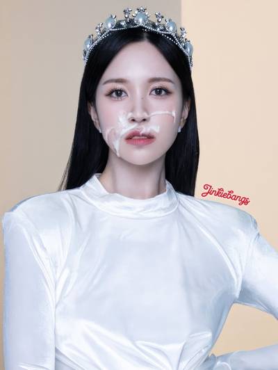 Mina - cum on face