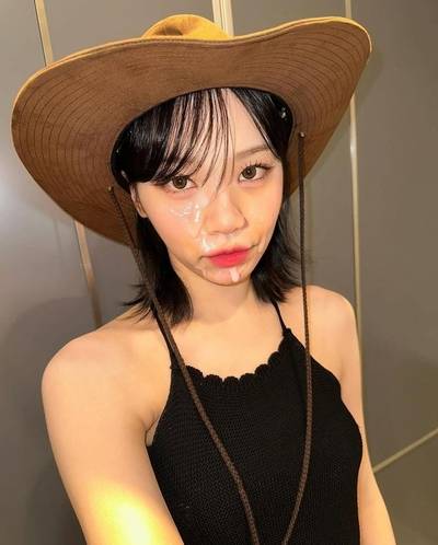 Chaewon - cum on face
